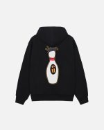 KINGPIN ZIP HOODIE BLACK