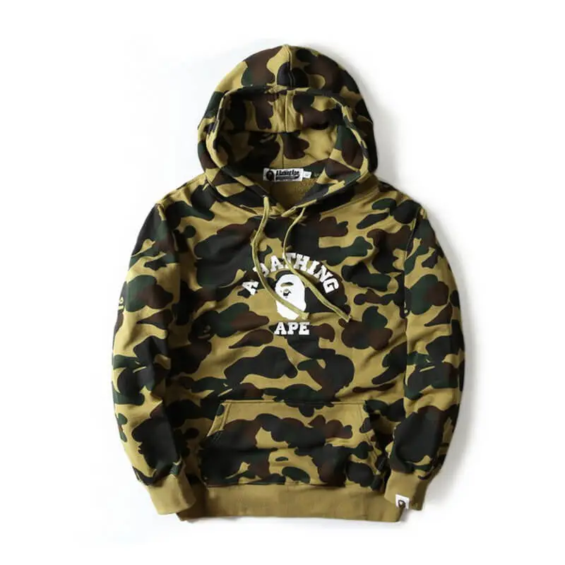 Bape Ape Hoodie Green