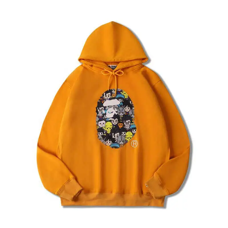 Bape Shark Printed A Bathing Ape Hoodie