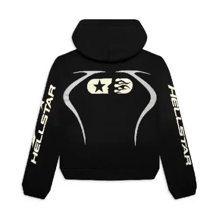 Black Hellstar Sports Jet Hoodie