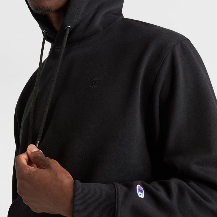 Powerblend Black Hoodie C Logo