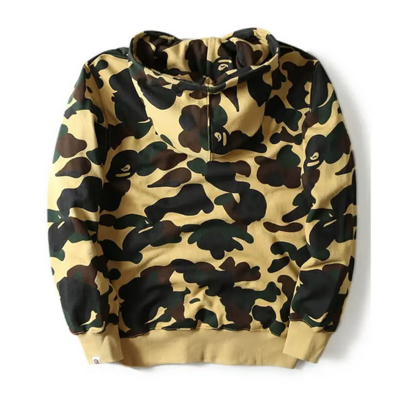 Bape Ape Hoodie Green