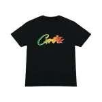 Corteiz Allstarz Gradient Carni T-Shirt Black