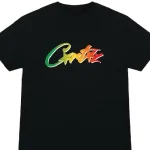 Corteiz Allstarz Gradient Carni T-Shirt Black