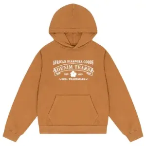 Denim Tears ADG Hoodie Washed Brown