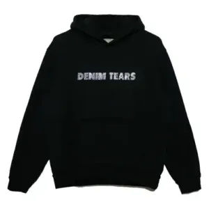 Denim Tears Bust Down Tears Hoodie Black