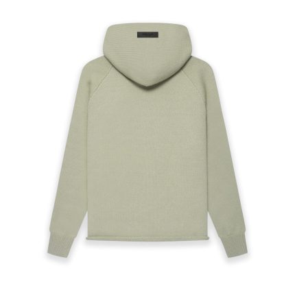 Fear Of God Essentials Kids Big E Knit Hoodie Seafoam