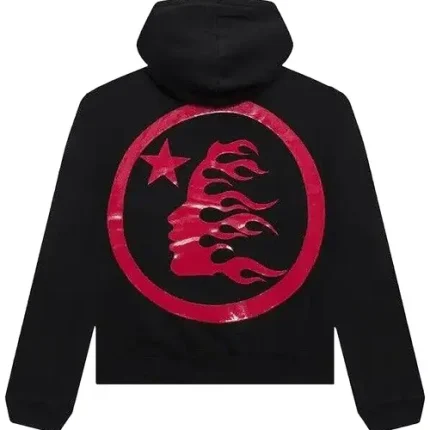 Hellstar Sport Hoodie Black and Red