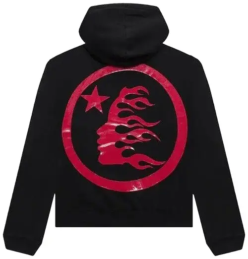 Hellstar Sport Hoodie Black and Red