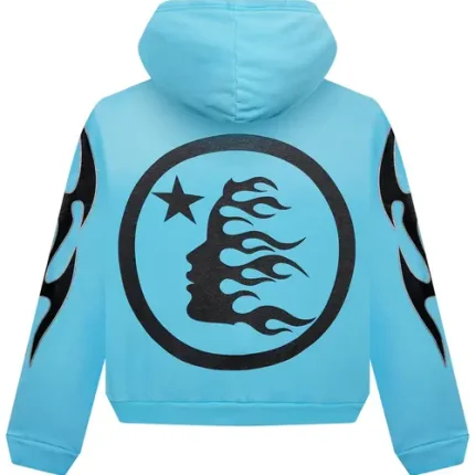 Hellstar Studios Zip Hoodie Blue