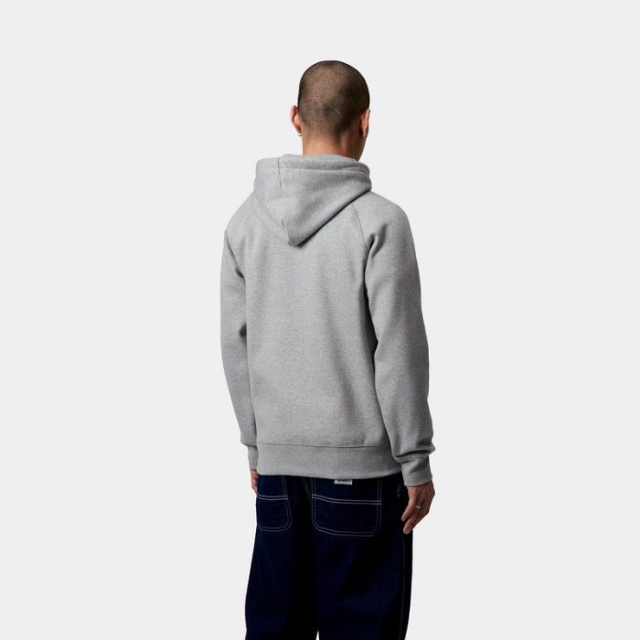 Grey Hooded Chase Sweatshirt