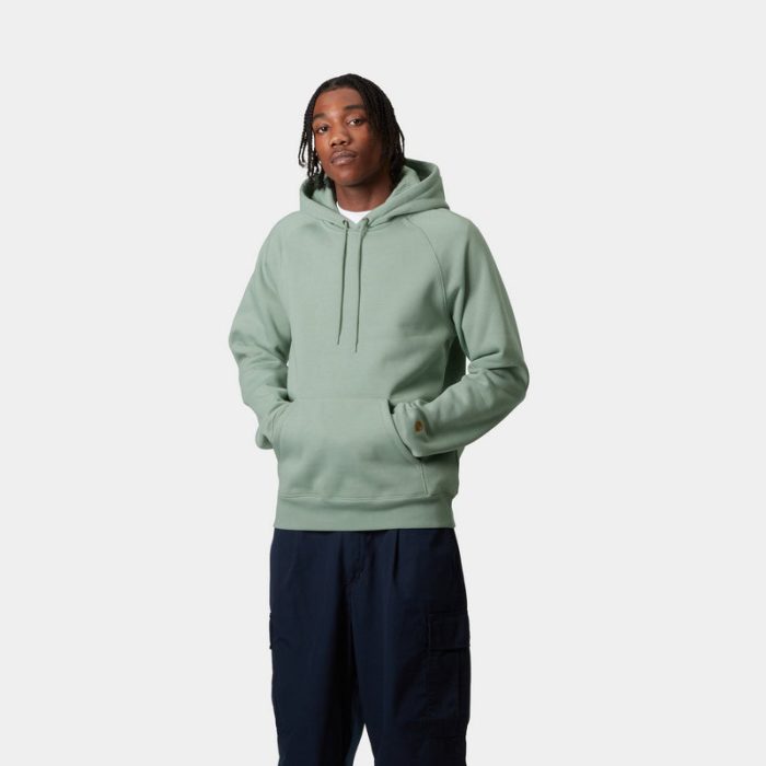 Hooded Chase Sweatshirt Frosted Green