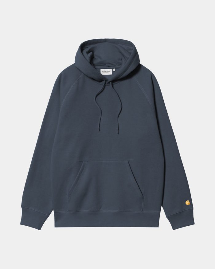 Hooded Chase Sweatshirt Dusky Blue