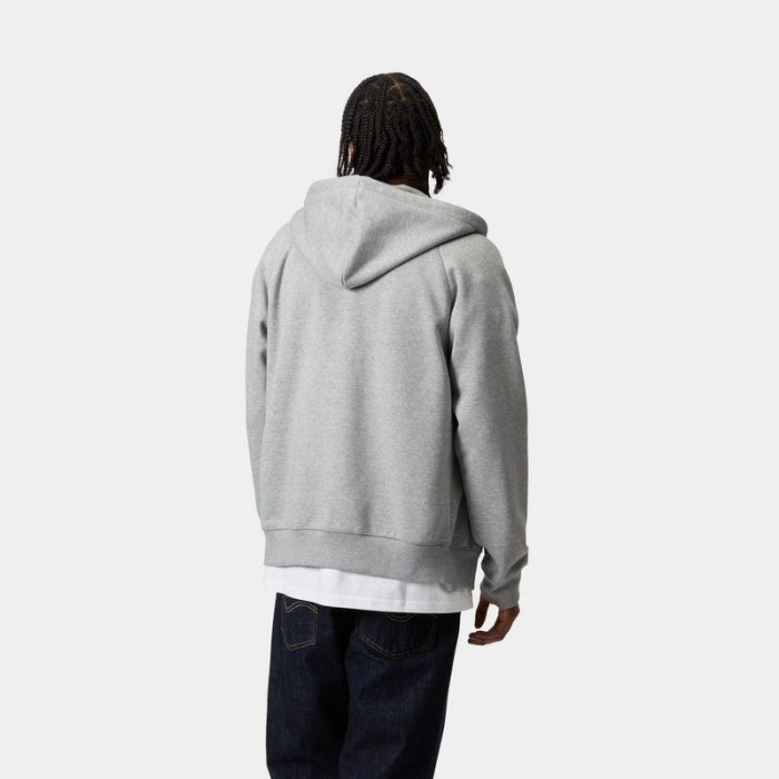 Hooded Chase Jacket Grey Heather