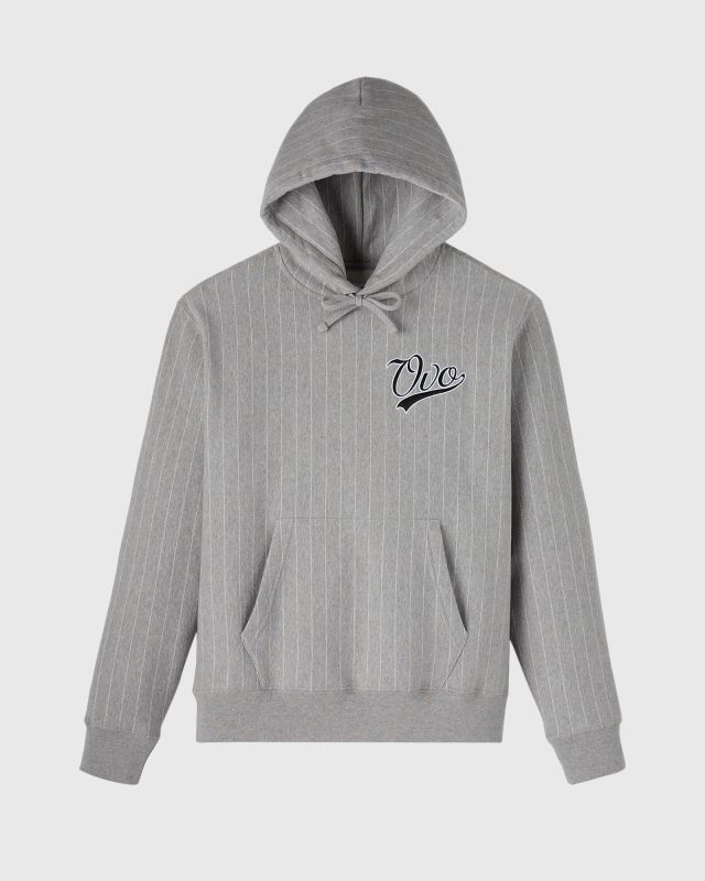 SCRIPT PINSTRIPE HOODIE