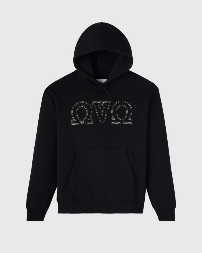 OMEGA CONTRAST STITCH HOODIE