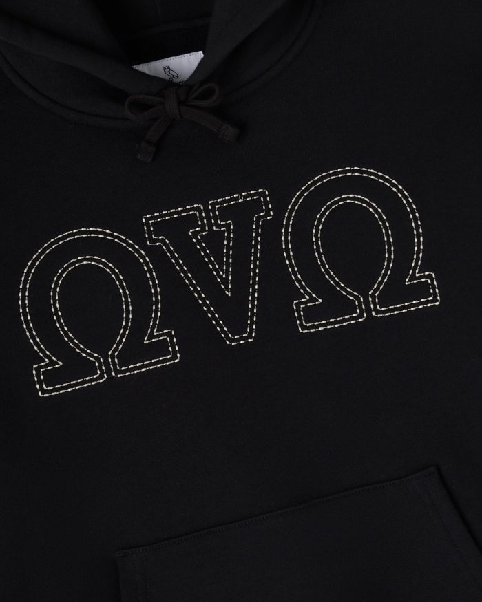 OMEGA CONTRAST STITCH HOODIE