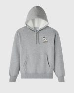 MINI OG PLUSH GREY HOODIE