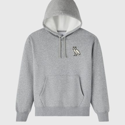 MINI OG PLUSH GREY HOODIE