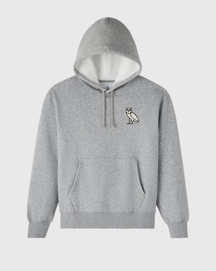 MINI OG PLUSH GREY HOODIE