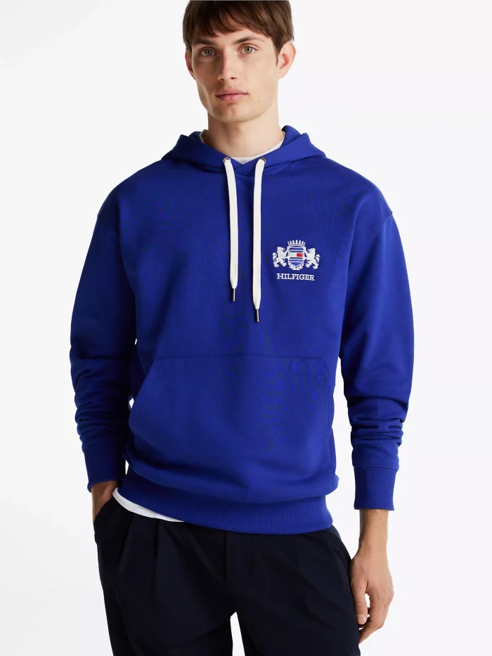 Embroidered Hilfiger Crest Hoodie