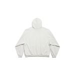 Men's 3b Liquified Hoodie Large Fit in White/black