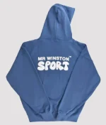 Mr Winston Blue Slate Puff Hoodie