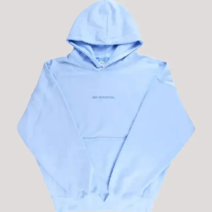 Mr Winston Powder Blue Puff Hoodie