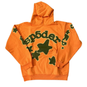 Sp5der Websuit Hoodie Orange