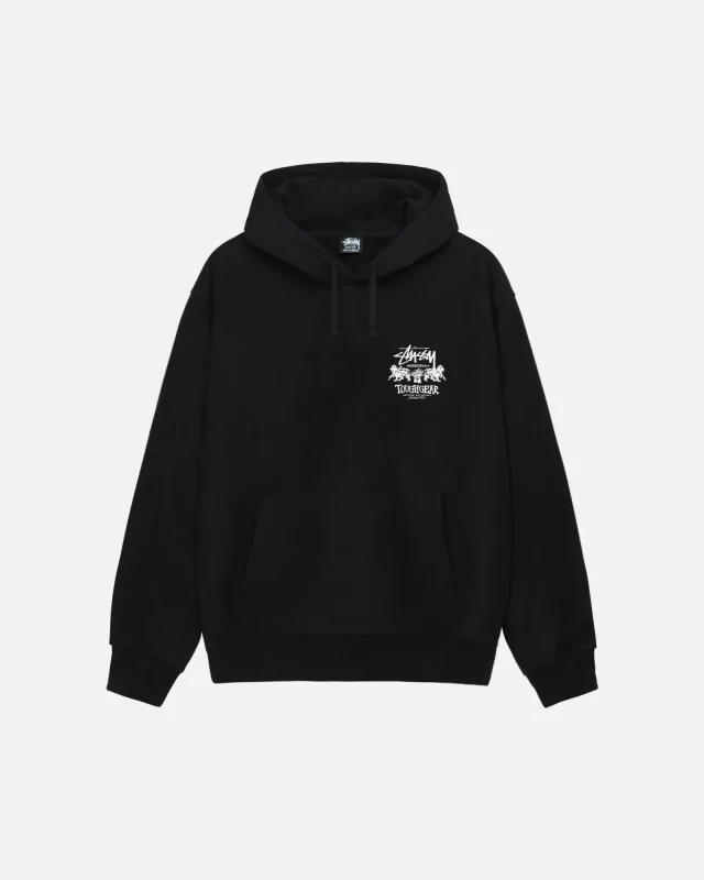 TOUGH GEAR INTERNATIONAL HOODIE BLACK BACK