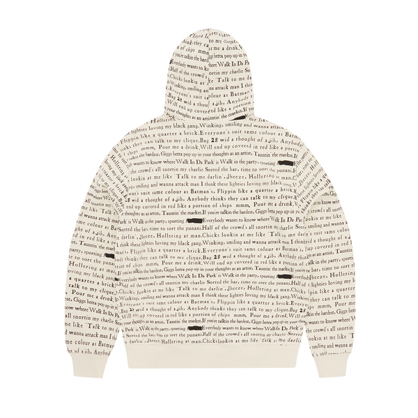 NATIONAL ANTHEM HOODIE NATURAL