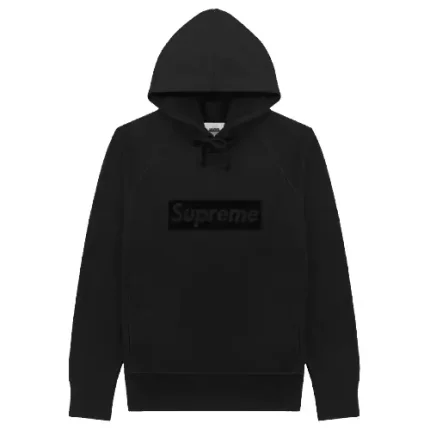 Black on Black Supreme Hoodie