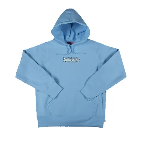 Blue Supreme Hoodies