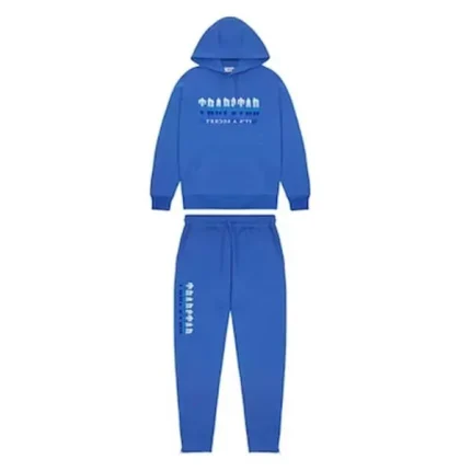 Trapstar Chenille Decoded 2.0 Hooded Tracksuit – Blue