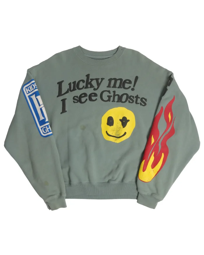 Cactus Lucky Me I See Ghost Sweatshirt