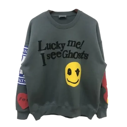 Kanye West Crewneck Lucky Me I See Ghost Sweatshirt