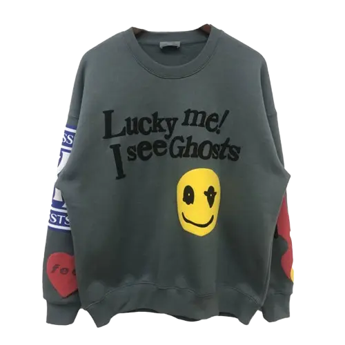 Kanye West Crewneck Lucky Me I See Ghost Sweatshirt