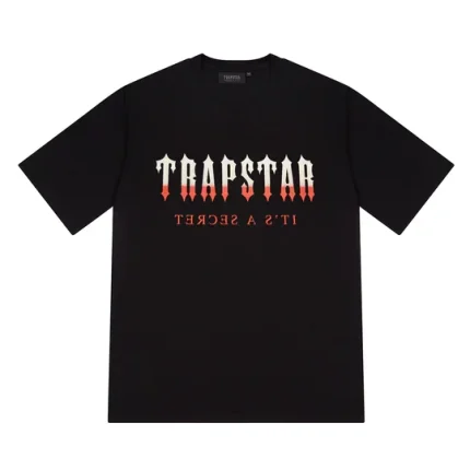 Trapstar Decoded Tee Black Red Gradient