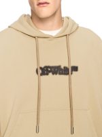 Beige spray arrow hoodie