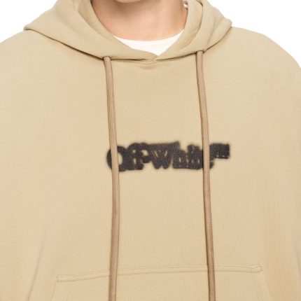 Beige spray arrow hoodie