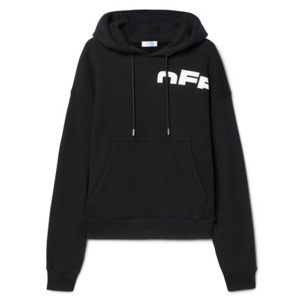 Black Off Split Hoodie