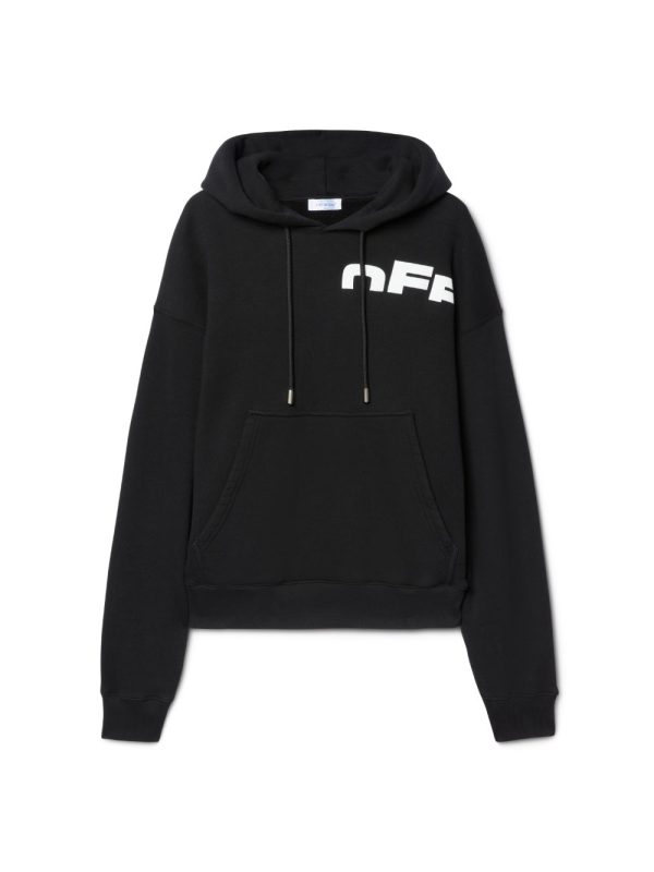 Black Off Split Hoodie