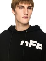 Black Off Split Hoodie