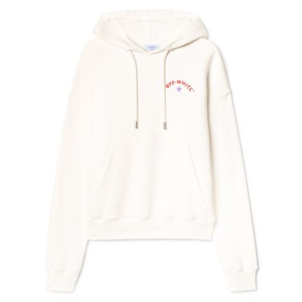 White Starry Arrow Hoodie