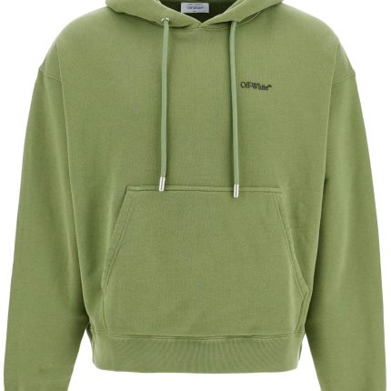 Off White Windy Arrow Green Hoodie