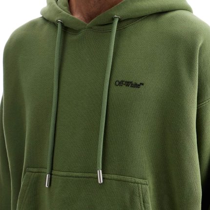 Off White Windy Arrow Green Hoodie