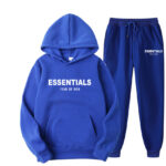 Essentials Hoodie Fear of God Blue TrackSuit