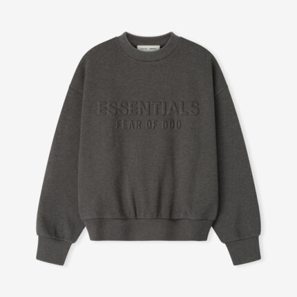 Essential Embossed Classic Crewneck Sweatshirt