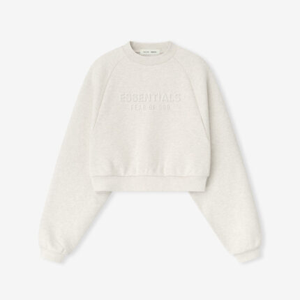 Womens Embossed 90s Raglan Crewneck Sweatshirt