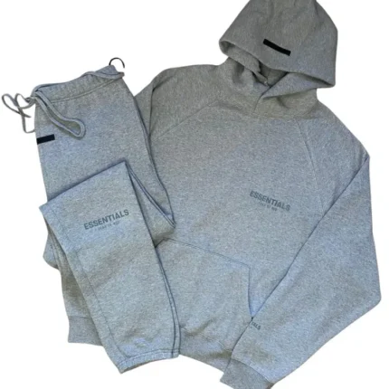 Fear of God Essentials Heather Oatmeal Core Tracksuit